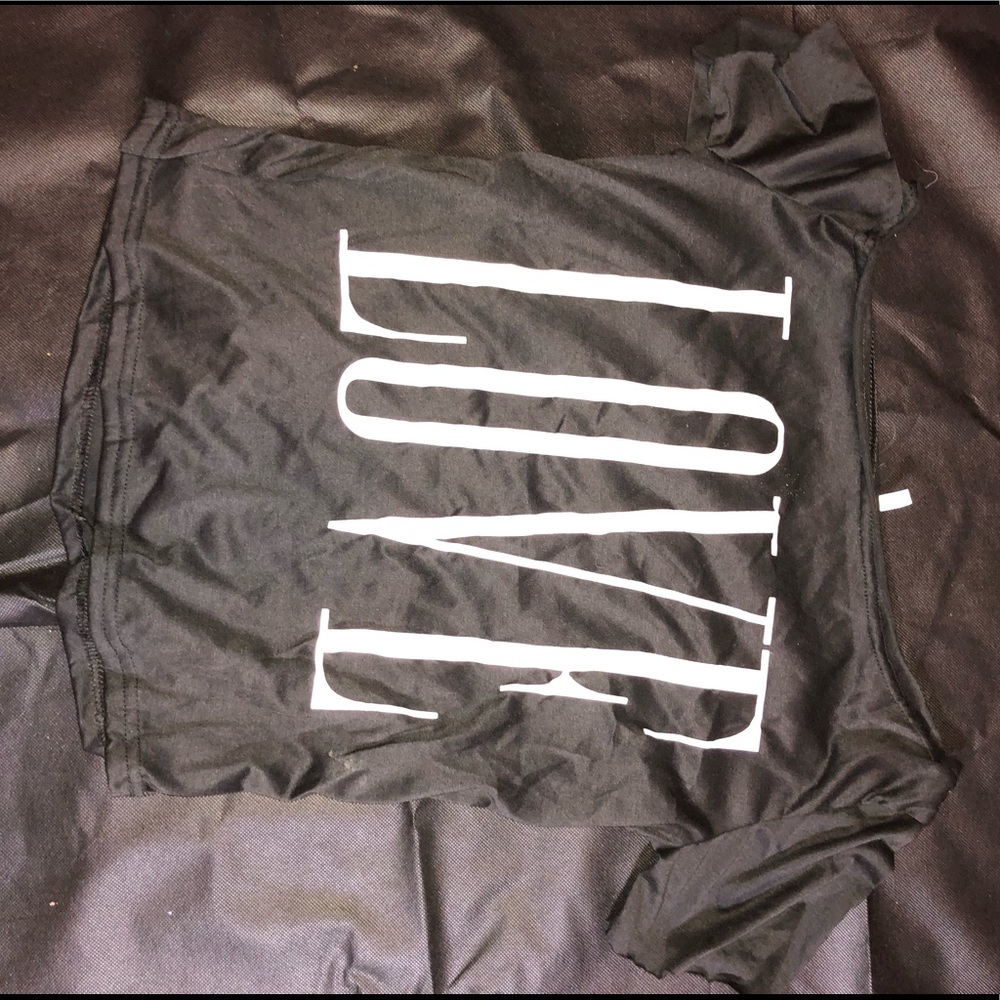 Black “love” shirt